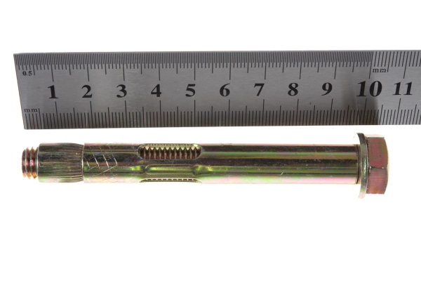 Анкерный болт Зубр 12 x 100 мм, 25 шт, желтопассивированный, Профессионал 302312-12-100