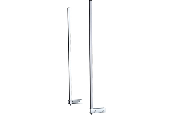 Комплект стоек под кронштейны для крепления двух перфораций и светильника к верстаку FERRUM 01.А10-NEW