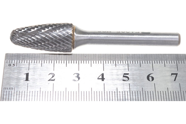Борфреза твердосплавная гиперболическая со сферическим торцом (12х25 мм; хвостовик 6 мм) ПНЕВМО-ТРЕЙД F1225-M06