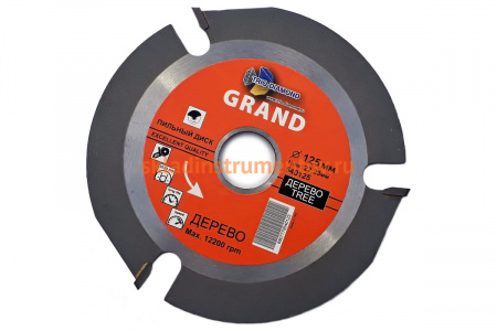 Диск пильный для УШМ (125х22,23х3 мм) TRIO-DIAMOND 540125