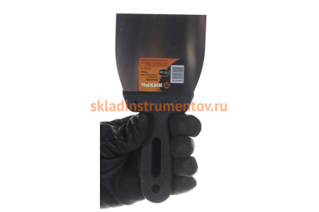 Шпатель нержавеющая cталь, пластиковая рукоятка 100мм Вихрь 73/3/2/18