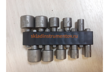 Набор насадок 4-13 мм 10 предметов ЭВРИКА ER-9301