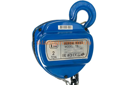 Ручная шестеренная стационарная таль EURO-LIFT ТВ ТРШ 2/3 (2 т, 3 м)