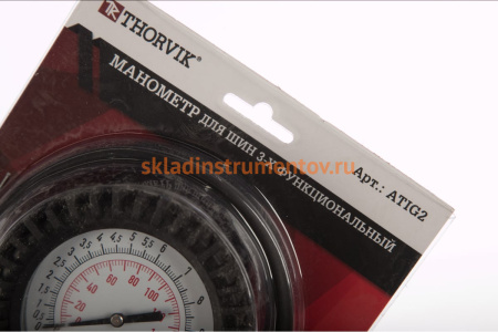 Манометр для шин Thorvik ATIG2 3-х функциональный 52651