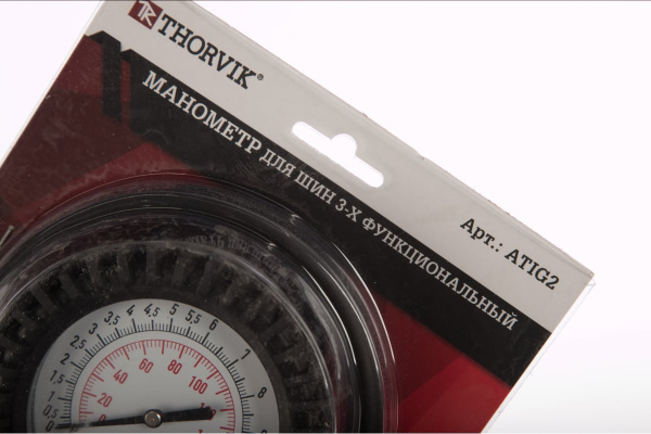 Манометр для шин Thorvik ATIG2 3-х функциональный 52651