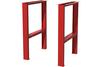 Комплект верстачных опор для бестумбового верстака, красный FERRUM 01.503-3000