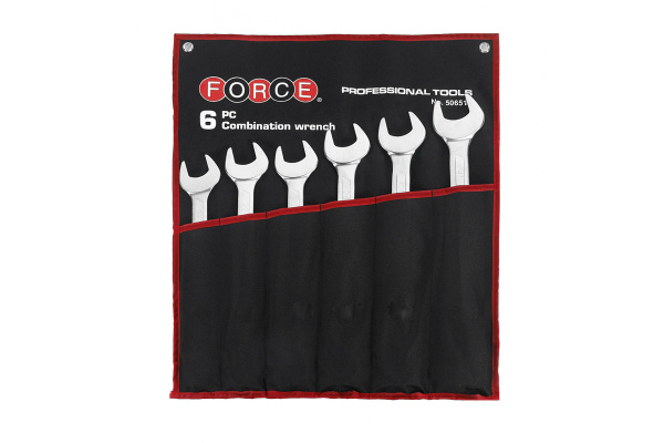 Набор дюймовых комбинированных ключей 1-1/4" по 1-5/8" FORCE 50651S