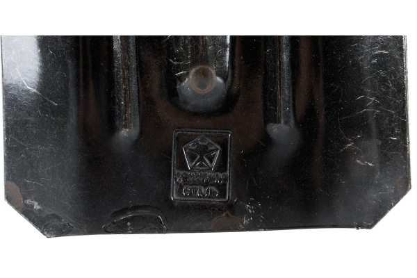 Совковая лопата СИБРТЕХ с ребром жесткости, рельсовая сталь, без черенка 61471