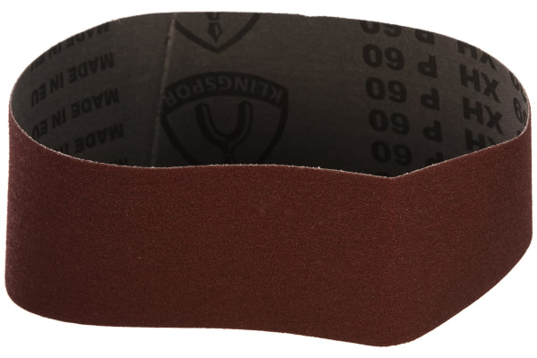 Шлиф-лента универсальная для шлифмашин (75х533 мм; Р60) KLINGSPOR 4139