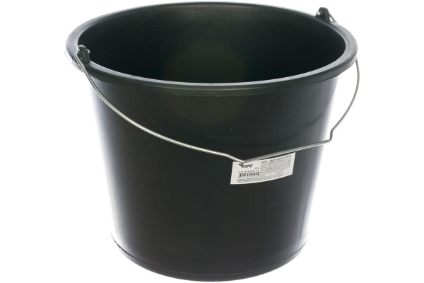 Строительное пластиковое ведро для перемешивания раствора 12 л КУРС 4085