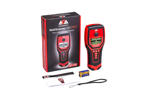 Детектор проводки ADA Wall Scanner 120 PROF А00485
