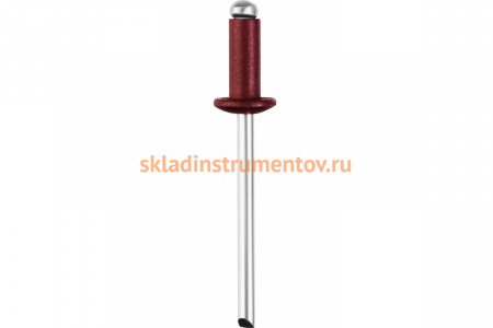 Алюминиевые заклепки STAYER Color-FIX 3.2х8 мм RAL 3005 темно-красный, 50 шт 3125-32-3005