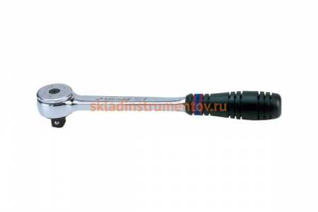Трещотка с дисковым механизмом 1/2", 250мм, 72зубца KING TONY 4755-10G