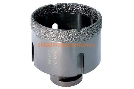 Коронка алмазная по керамограниту (64 мм; М14) для УШМ Энкор 48314