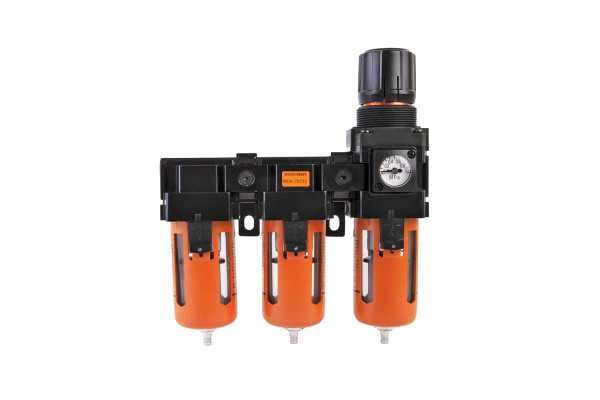 Модульная группа с тремя влаго-маслоотделителями и регулятором давления WIEDERKRAFT WDK-70733