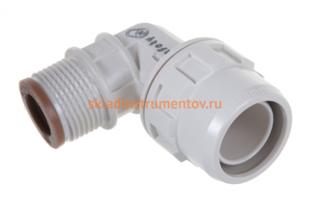 Муфта соединительная угловая "ШиреФит" (32 мм; 1") для трубопровода Зубр 51465-32-1