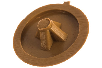 Декоративная заглушка под шуруп Зубр цвет бук, шлиц №2, ТФ6, 40шт 4-308156-2