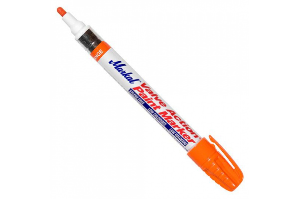 Маркер-краска Markal Valve Action, промышленный, универсальный, 3 мм, оранжевый 96824