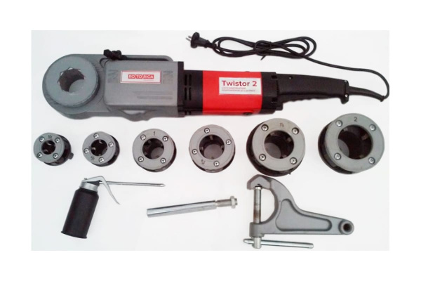 Электрический резьбонарезной клупп Rotorica Twistor 2 для труб диаметром 1/4 - 2 RT.1322000