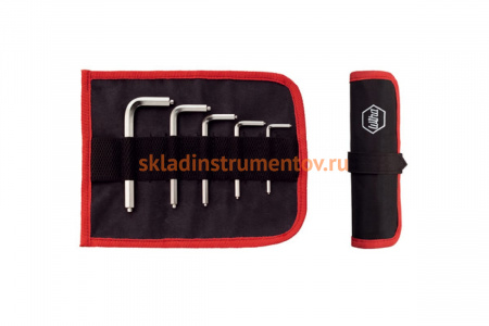 Набор ключей 6-тигранных 359 в сумке, 5 предметов Wiha 33391