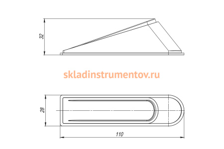Фиксатор двери AJAX DSF-110 прозрачный 43131