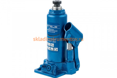 Бутылочный гидравлический домкрат STELS 16 т 51109