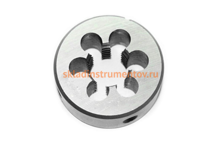 Плашка Русский Инструмент М25х1,5 6h D-55 мм ri.128.124