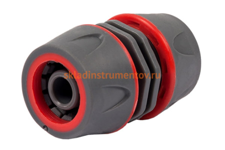 Муфта соединительная (1/2'' - 1/2''; мягкий пластик) QUATTRO ELEMENTI 646-058