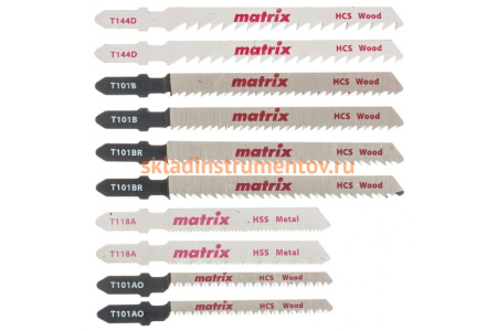 Набор полотен универсальный, 10 шт T-SET1003 MATRIX 78247