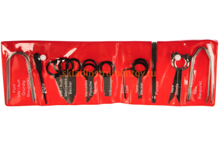 Набор инструментов для демонтажа авторадиоаппаратуры (20 предметов) JTC 4081