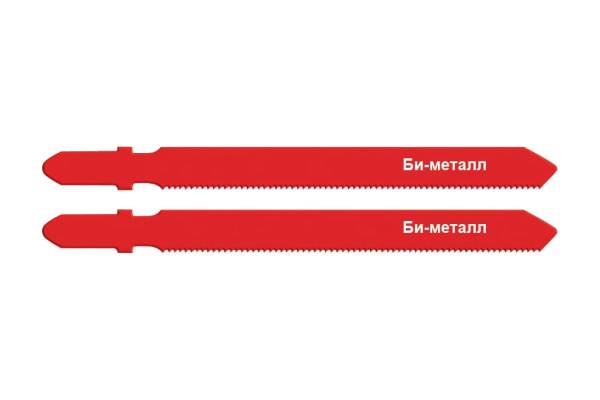 Полотно по металлу для электролобзика Курс 100 мм 24 зуба би-метал EU хвостовик 41095 2 шт.