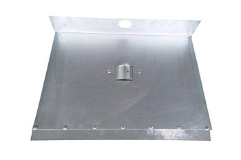 Алюминиевая лопата для снега без черенка Спец Движок 1-бортная, 500х600 мм КПБ-1Б-500Н