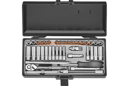 Набор головок метрических и дюймовых FORCE 2402