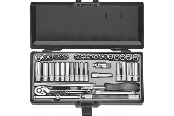Набор головок метрических и дюймовых FORCE 2402