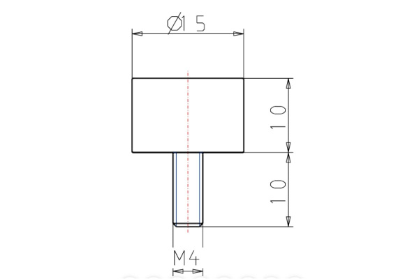 Резинометаллический буфер KIPP K0571.01501055