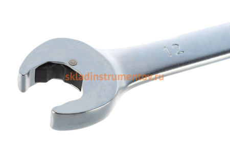 KING TONY Ключ комбинированный с трещоткой в рожке 12 мм 372112M