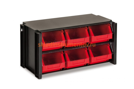 Составная полка 360x170x190мм, 6 выдвижных ячеек 100х170х80мм Tayg 306006