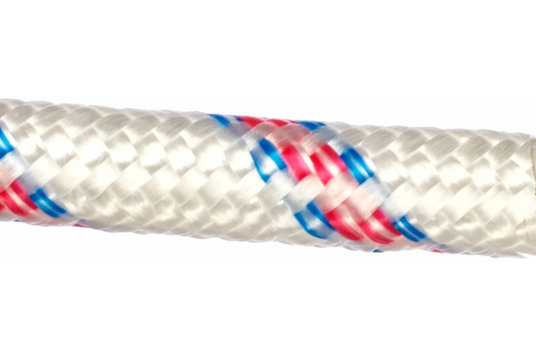 Плетеный 24-прядный полипропиленовый фал с сердечником 12мм, бухта 100м, 1000кгс СИБРТЕХ Россия 93968