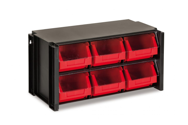 Составная полка 360x170x190мм, 6 выдвижных ячеек 100х170х80мм Tayg 306006