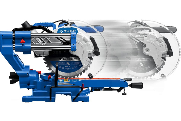 Торцовочная пила с протяжкой ЗУБР Профессионал, d 305 х 30 мм, 2000 Вт  ППТ-305-П