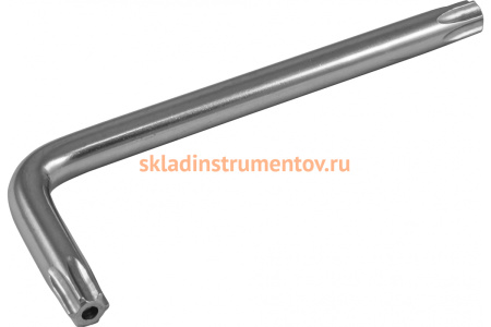 Торцевой ключ Thorvik TTKS50 T-TORX короткий с центрированным штифтом, T50H 53149