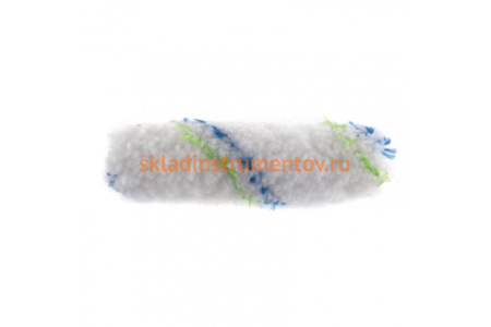 Сменный мини-валик 110 мм,ворс 12 мм,D - 16 мм, D ручки - 6 мм СИБРТЕХ Водные краски 80582