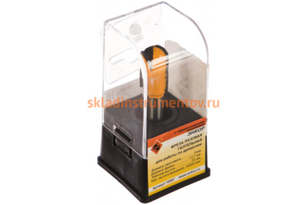 Фреза пазовая галтельная (12.7x25 мм; R6.35; хвостовик 8 мм) Энкор 10507