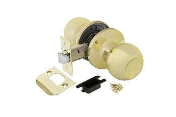 Ручка защелка AJAX 6082 PB-P без фик. золото 39535