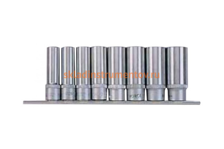 Набор головок шестигранных 1/2", 77 мм, 8 шт. FORCE 4082