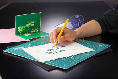 Нож OLFA с перовым лезвием 6 мм OL-AK-1/5B