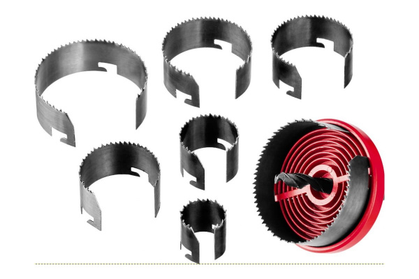 Пила кольцевая наборная Эксперт (5 полотен; 60-95 мм) по дереву Зубр 29595-H5-32
