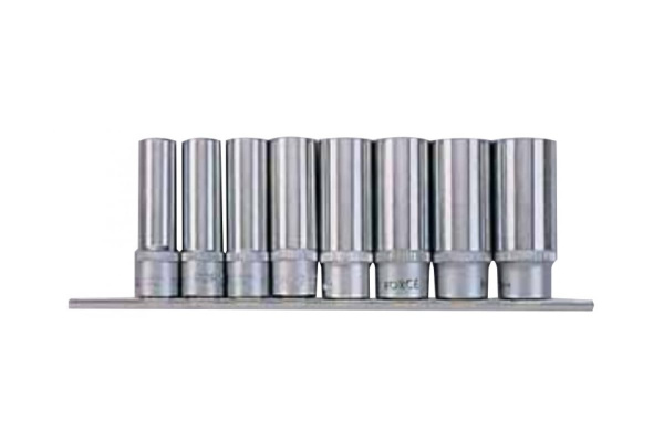 Набор головок шестигранных 1/2", 77 мм, 8 шт. FORCE 4082
