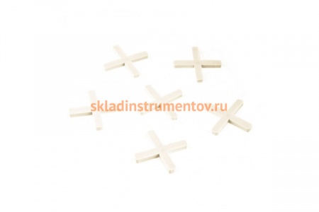 Крестики, 2,5 мм, для кладки плитки, 100 шт. СИБРТЕХ 88025
