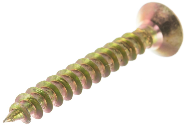 Универсальные шурупы для дерева, ДСП, ДВП Зубр желтопассивированные, PZ, 6,0x45мм, ТФ0, 2500 штук 4-300390-60-045